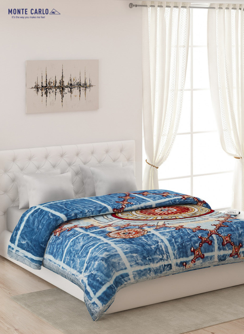 Double Bed Multicolor Mink Blanket Ply