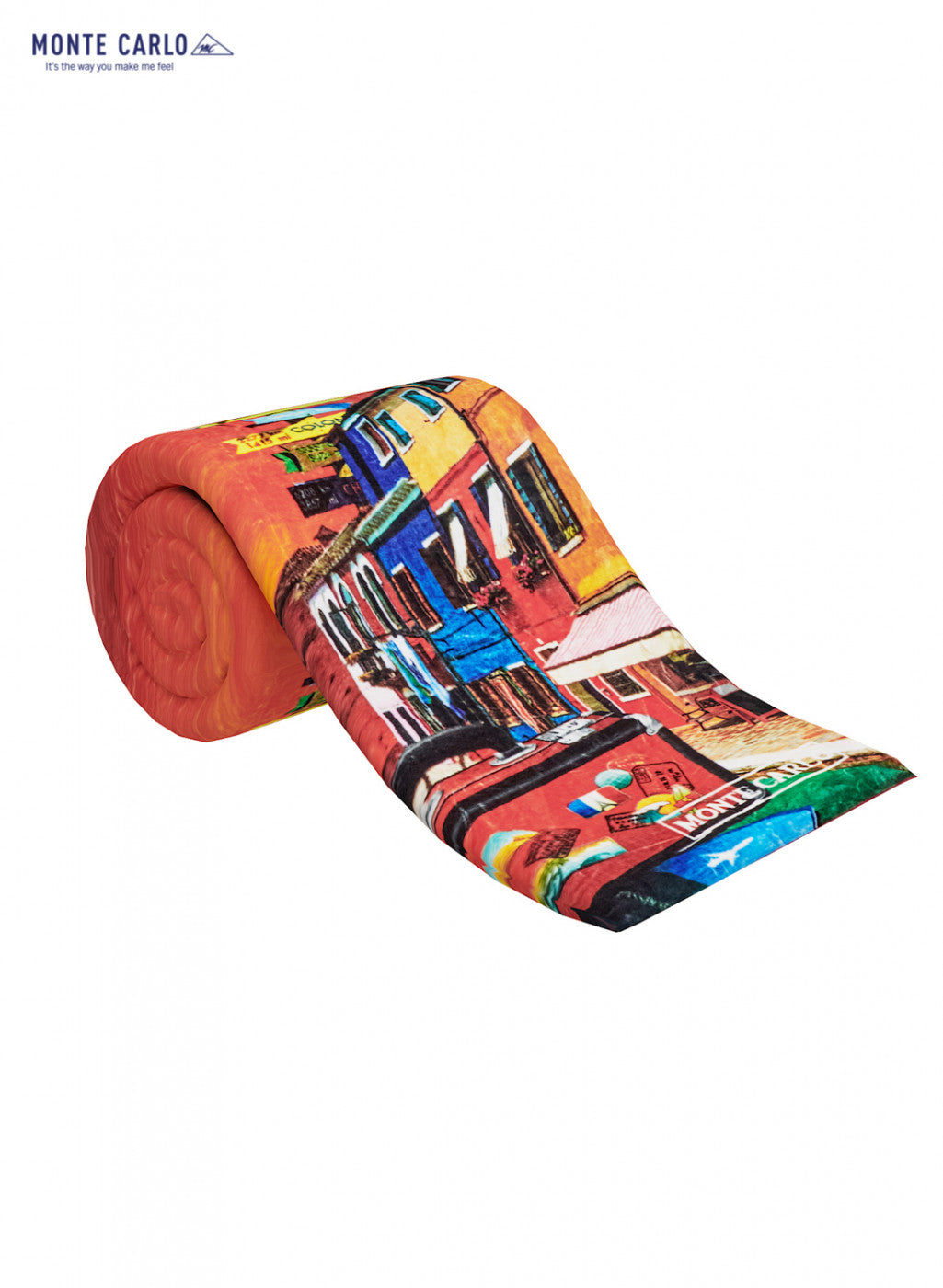 Double Bed Multicolor Mink Blanket - 2 Ply