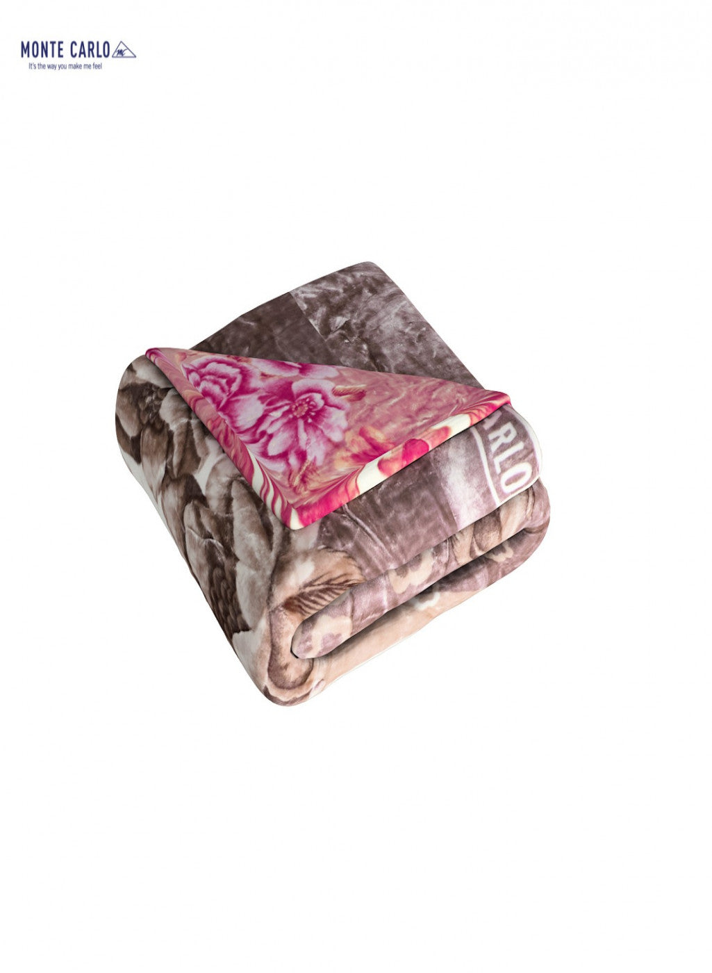 Double Bed Multicolor Mink Blanket - 2 Ply