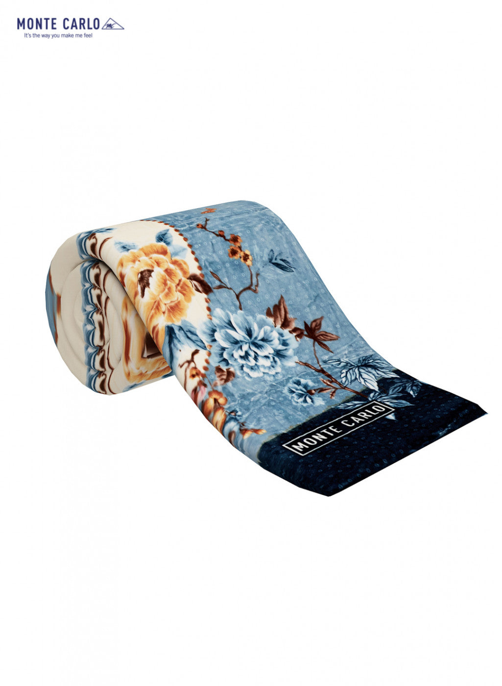 Double Bed Multicolor Mink Blanket - 2 Ply