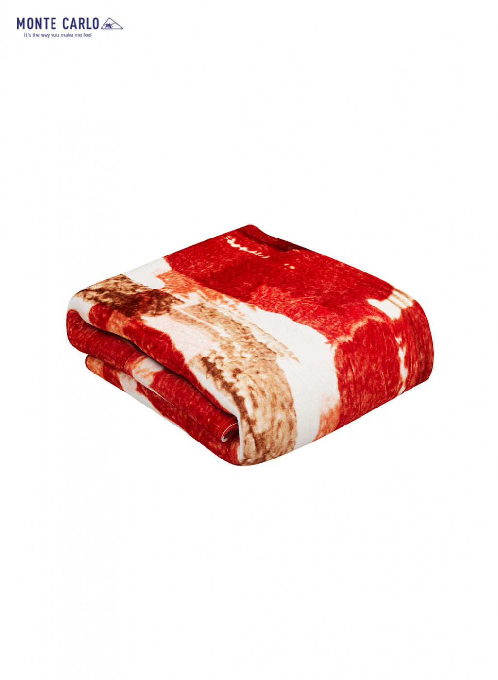 Printed Mink Single Blanket for Mild Winter -1 Ply
