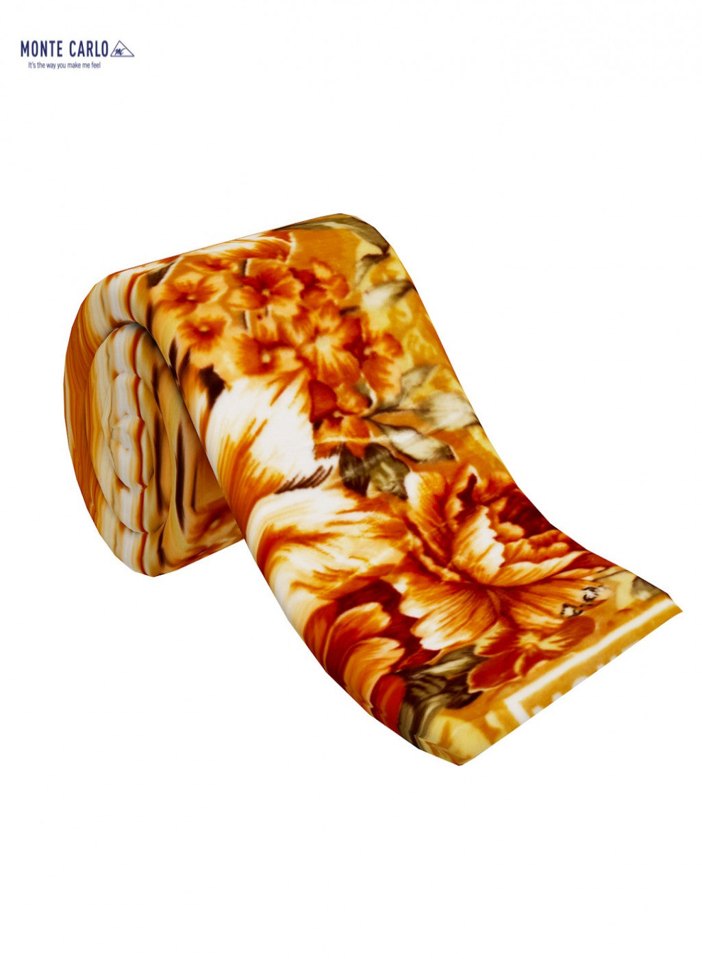 Single Bed Multicolor Mink Blanket - 2 Ply