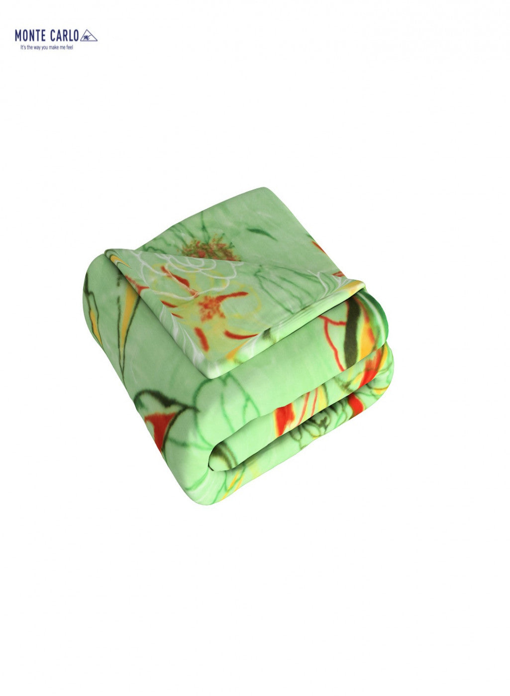 Single Bed Multicolor Mink Blanket - 2 Ply