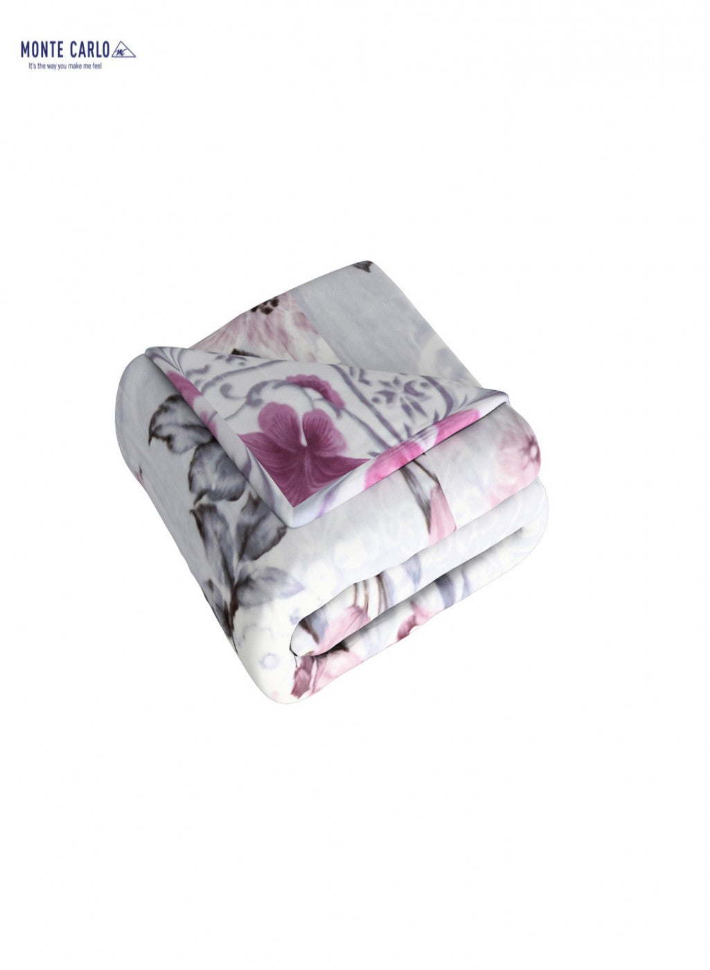 Single Bed Multicolor Mink Blanket - 2 Ply