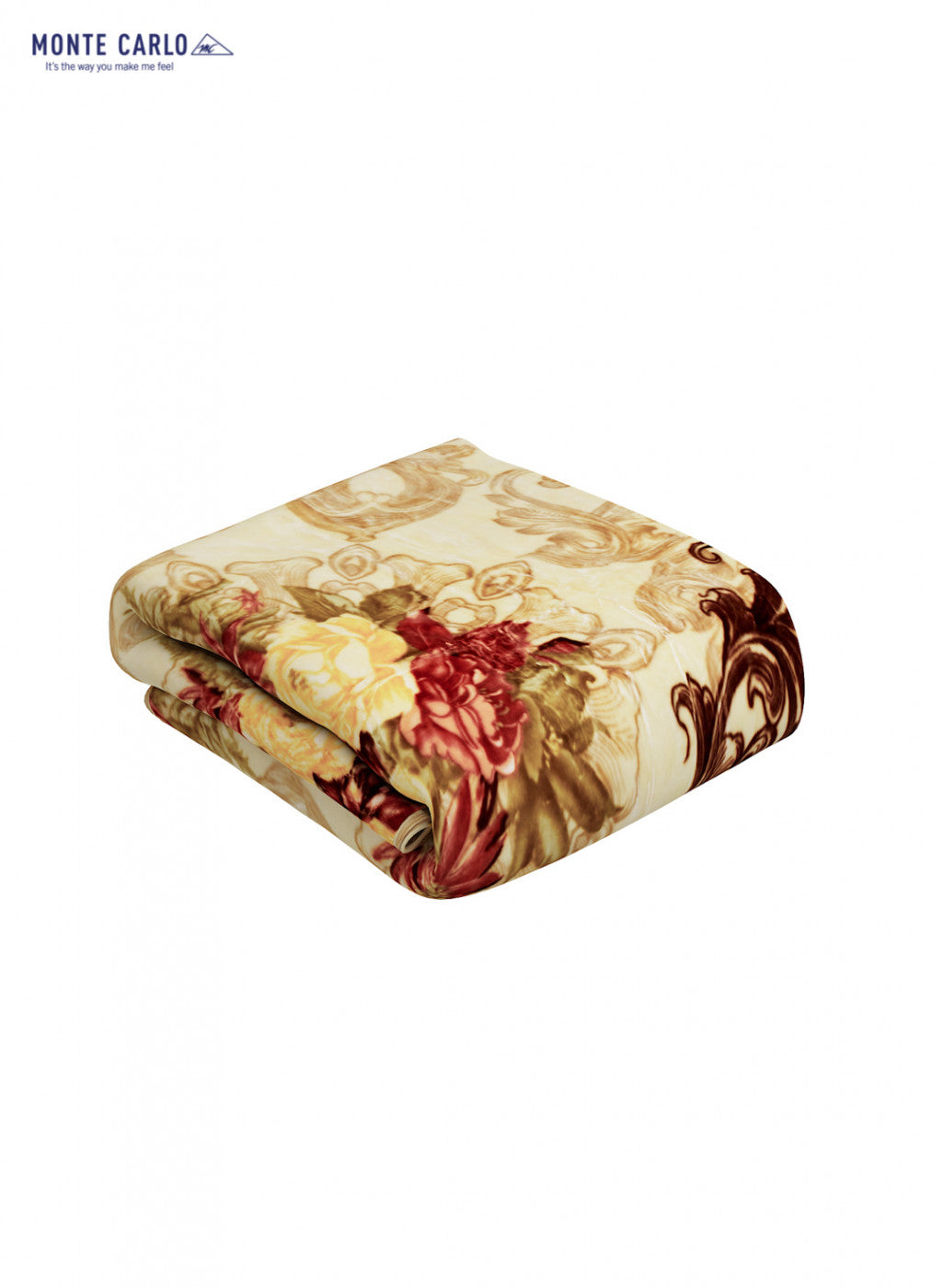Single Bed Multicolor Mink Blanket - 2 Ply