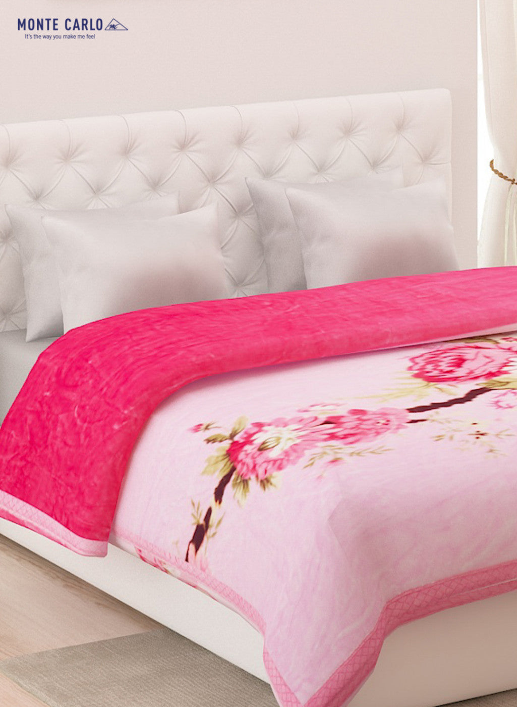 Printed Mink Double Blanket for Mild Winter -2 Ply