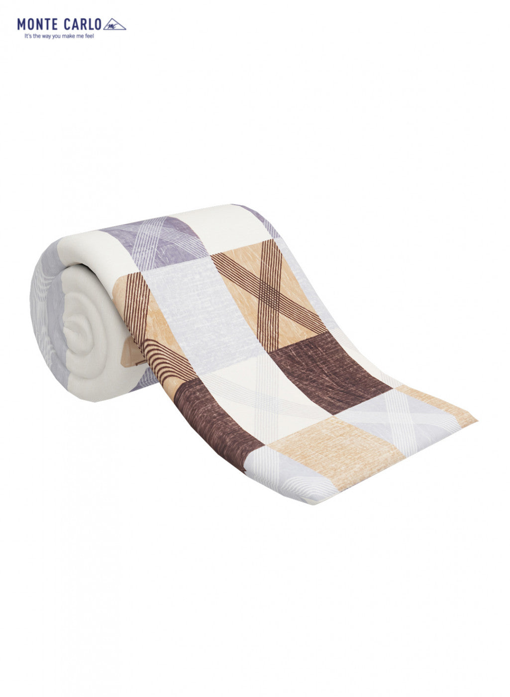 Printed Mink Double Blanket for AC Room -1 Ply