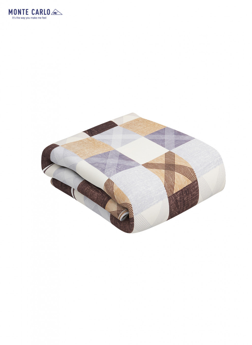 Printed Mink Double Blanket for AC Room -1 Ply