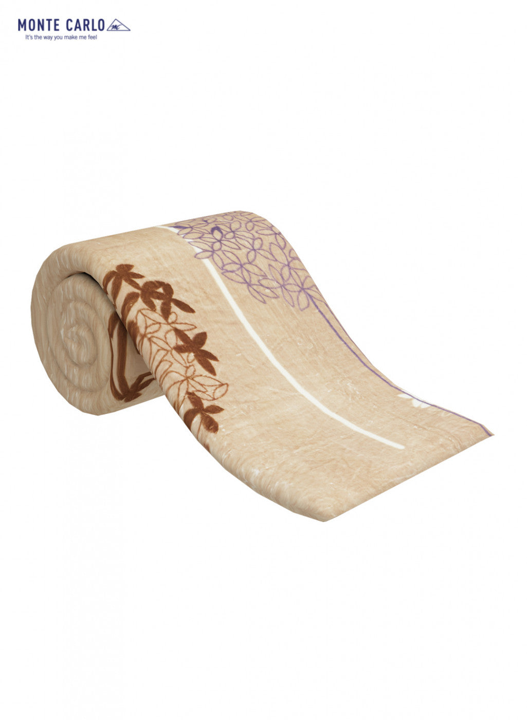 Printed Mink Double Blanket for Mild Winter -1 Ply