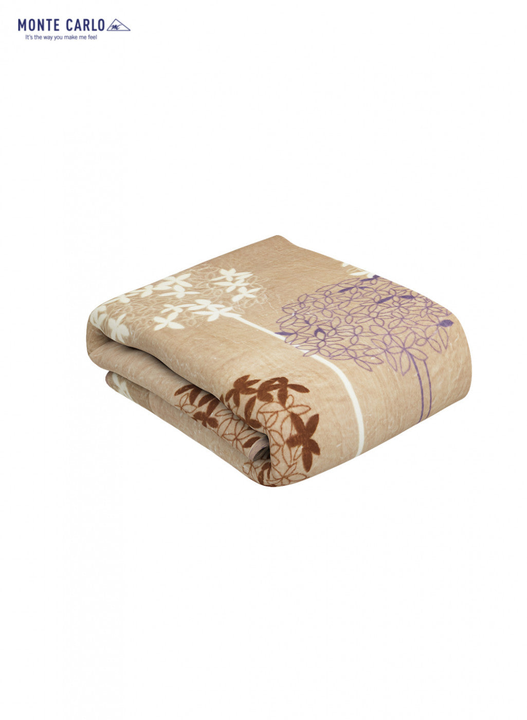 Printed Mink Double Blanket for Mild Winter -1 Ply