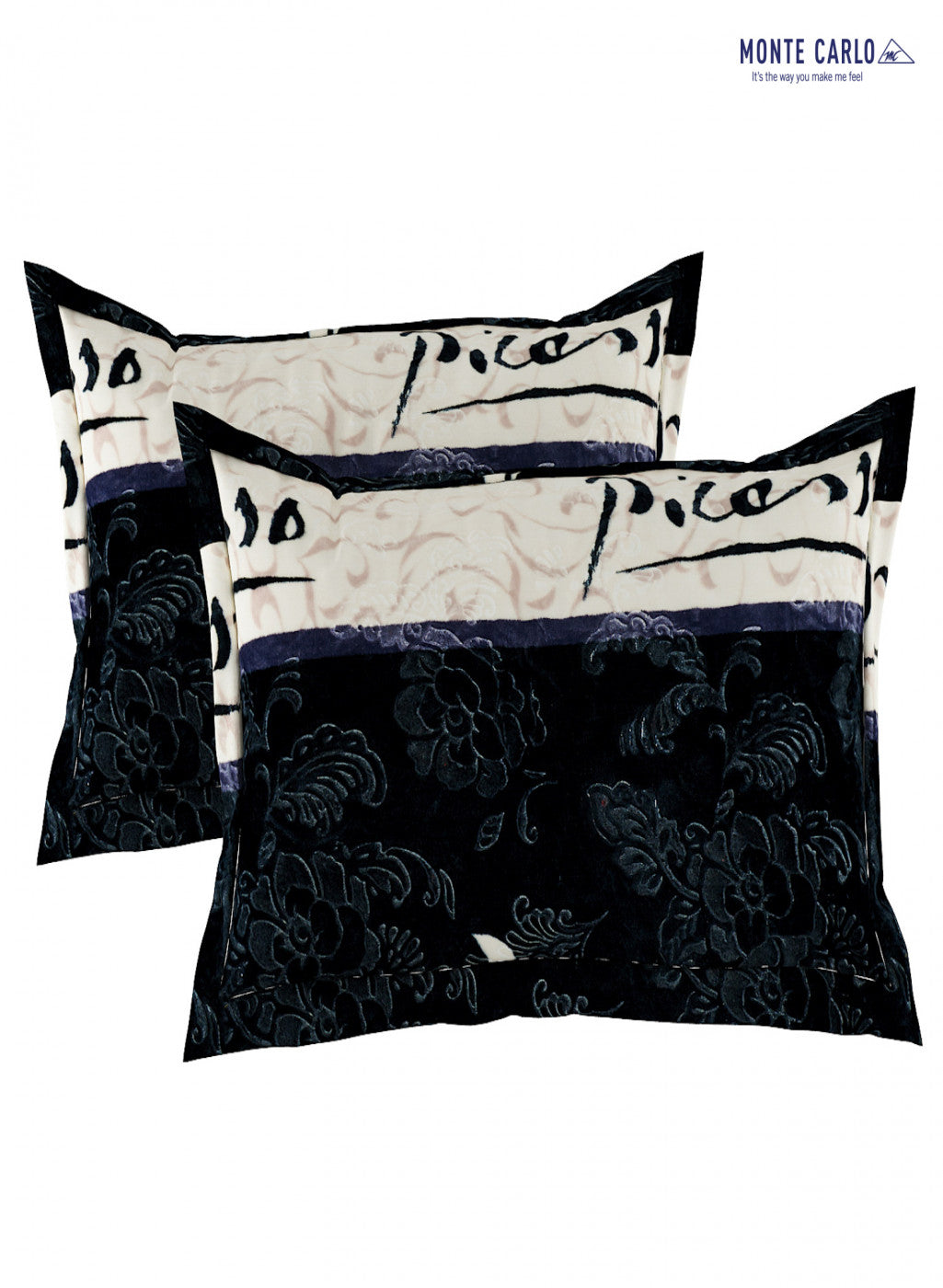 Multicolor 300 GSM Bedsheet with 2 Pillow Covers (Camila)