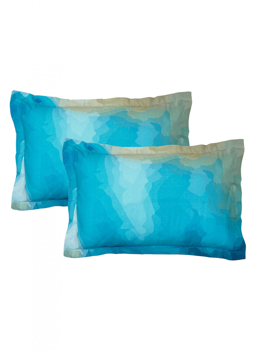 Multi Color 200 TC Bedsheet with 2 Pillow Covers
