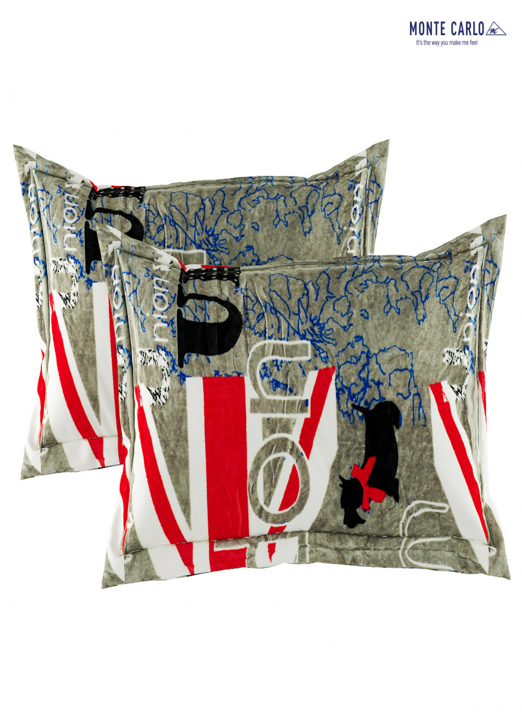 Multicolor 250 GSM Bedsheet with 2 Pillow Covers (Juhi)