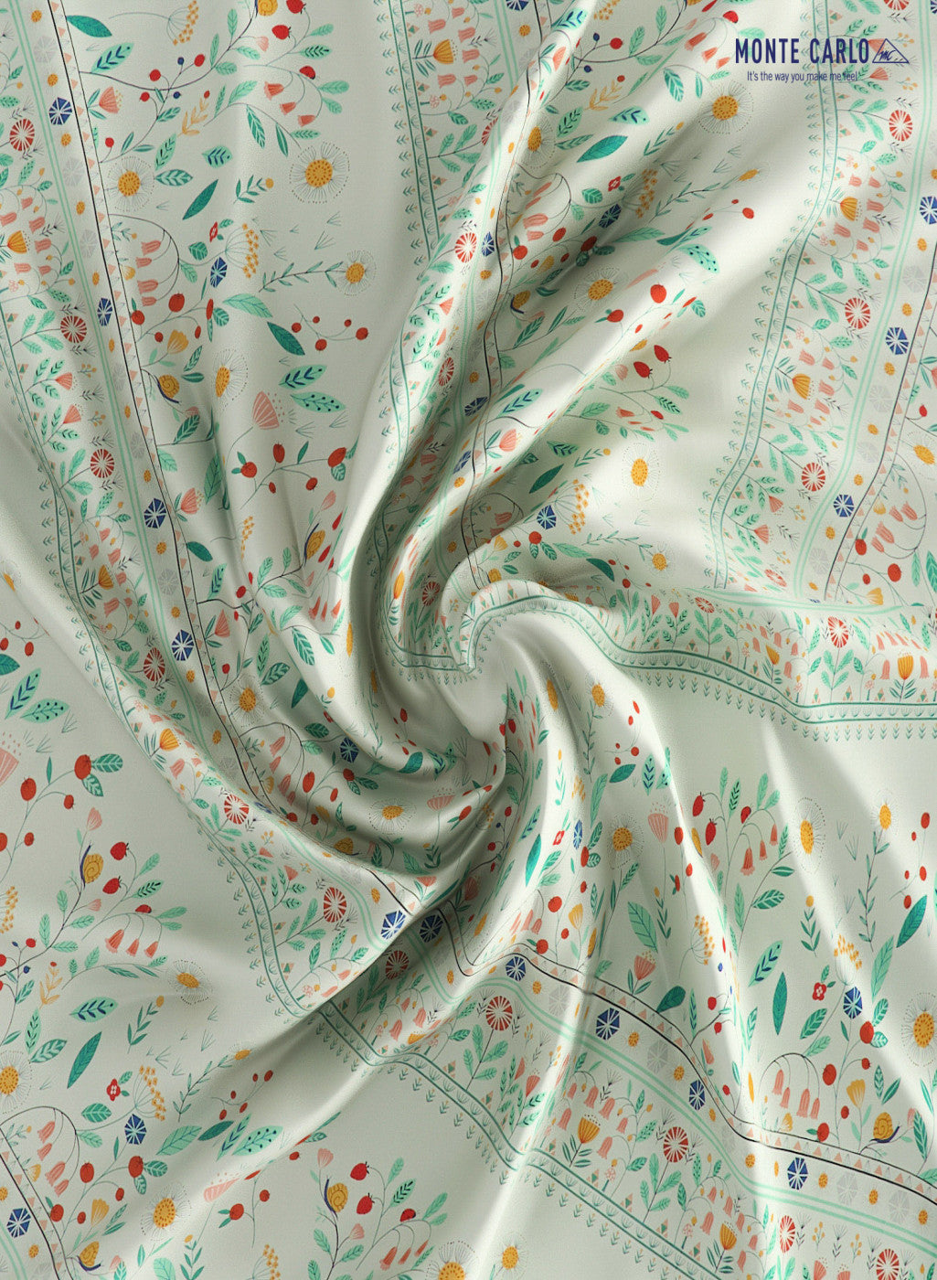 Multicolor 200 TC Bedsheet with 2 Pillow Covers (Romance)