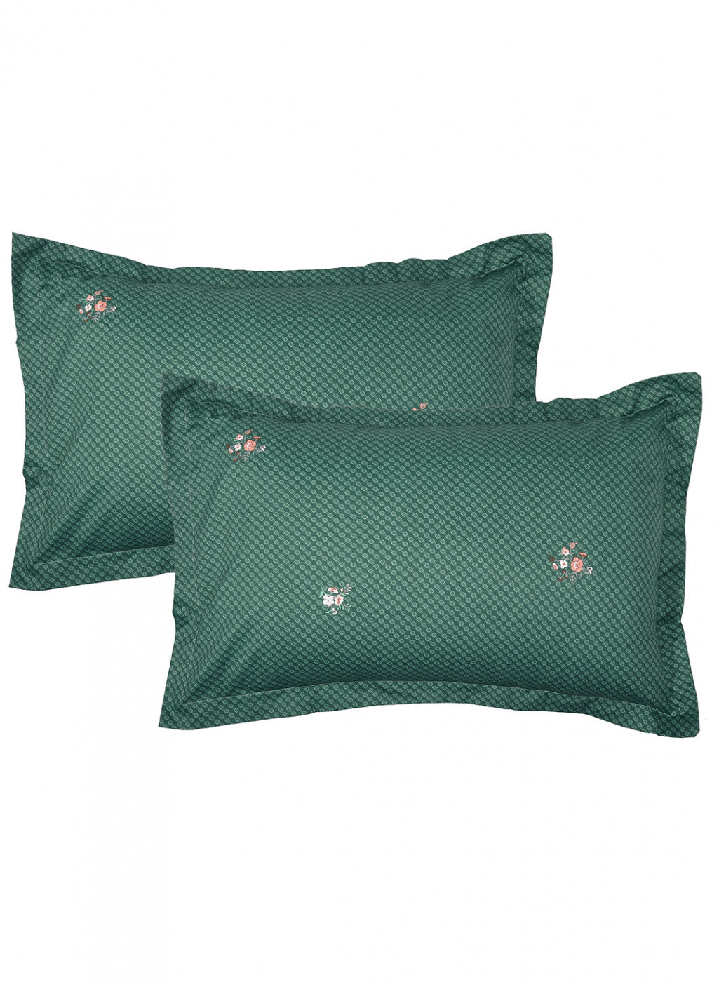 Multi Color 128/68 TC Bedsheet with 2 Pillow Covers