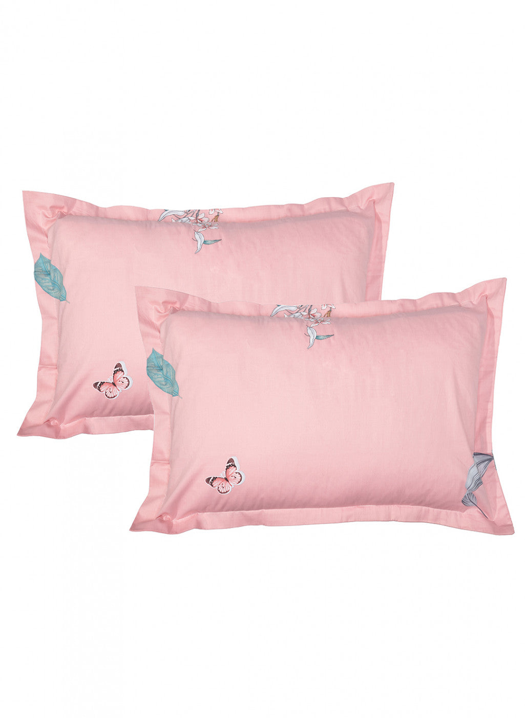 Multi Color 128/68 TC Bedsheet with 2 Pillow Covers