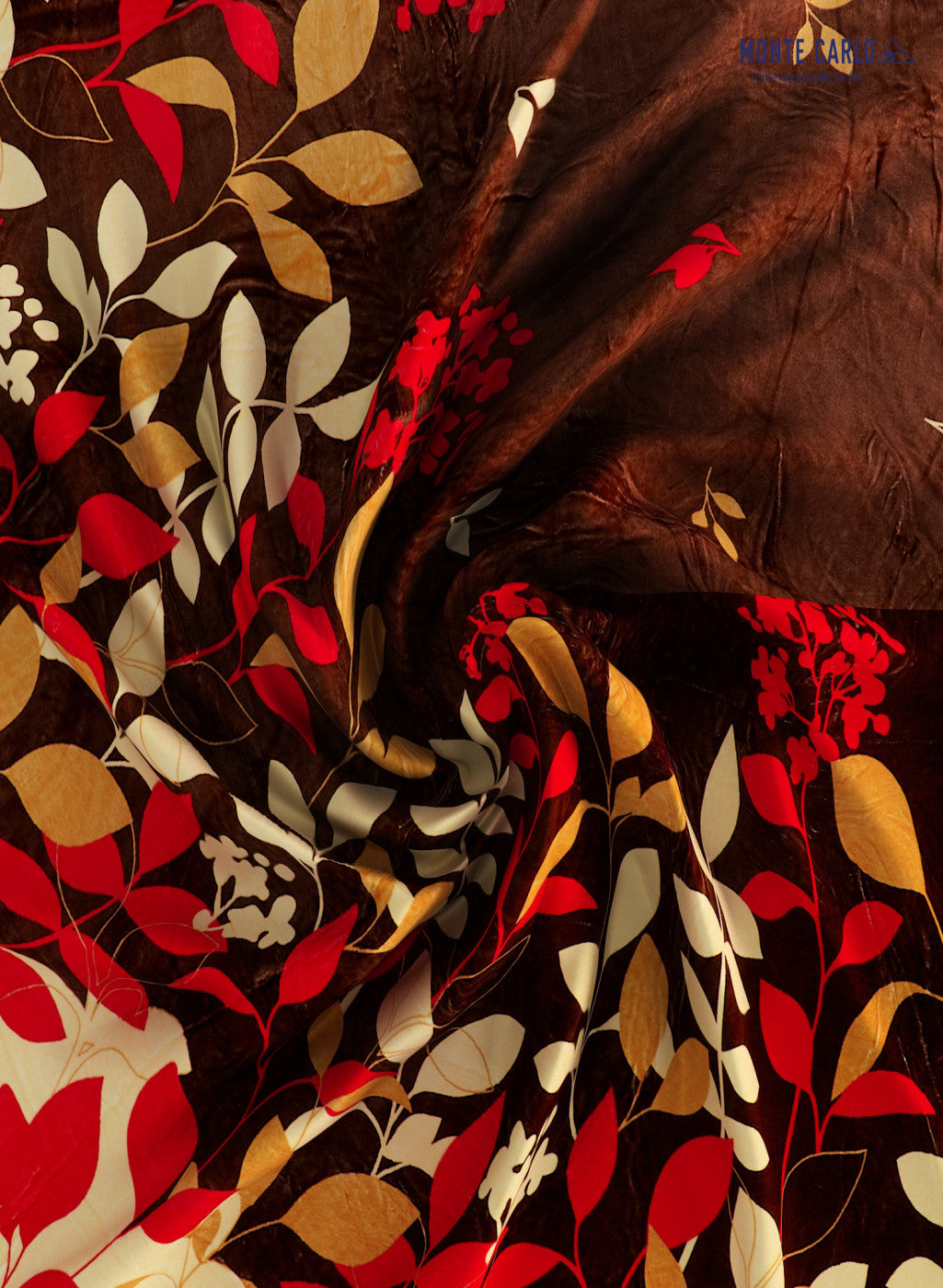 Multicolor 280 GSM Bedsheet with 2 Pillow Covers (Ruby Gold)