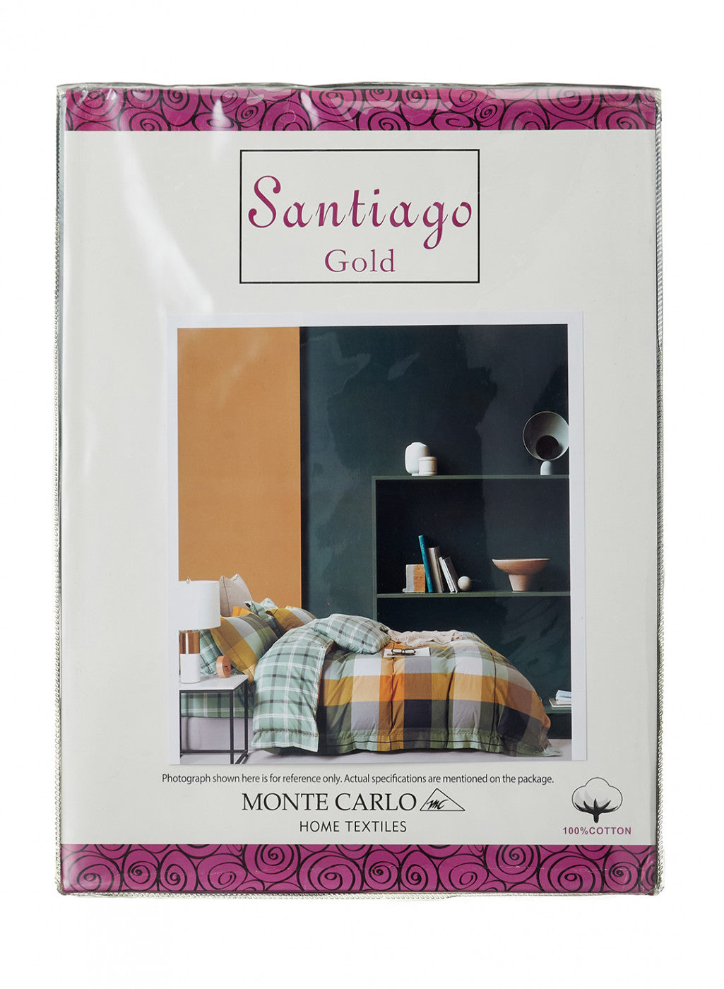 Multi Color 128/68 TC Bedsheet with 2 Pillow Covers