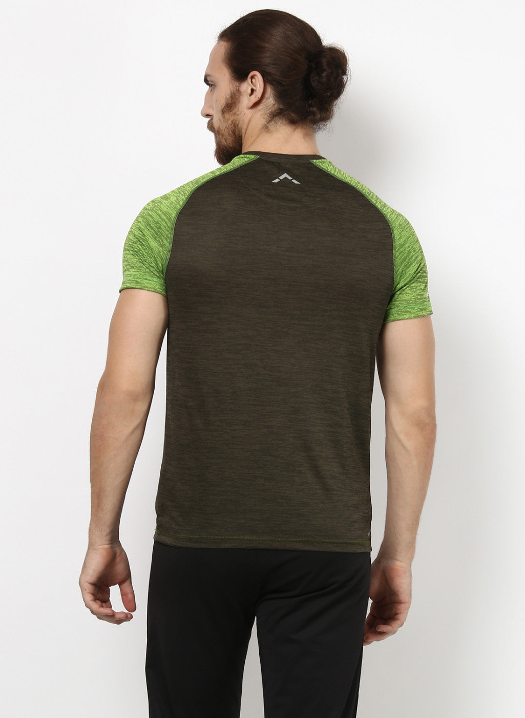 Rock.it Olive Round Neck Smart Fit T-Shirt