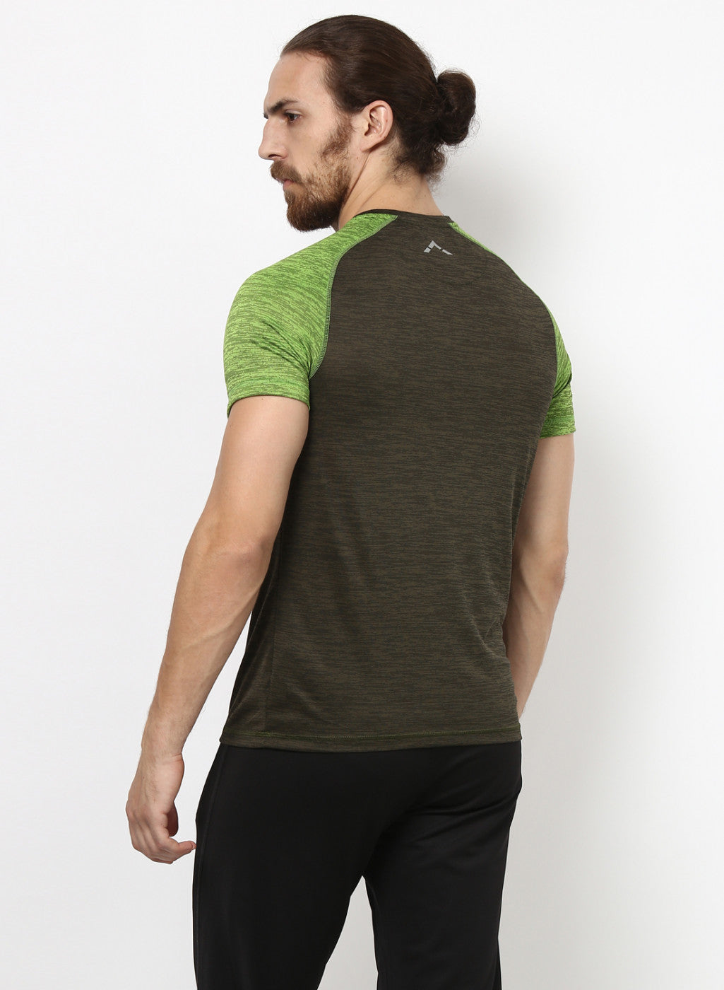 Rock.it Olive Round Neck Smart Fit T-Shirt