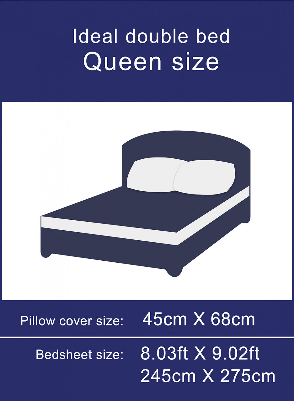 Multi Color 128/68 TC Bedsheet with 2 Pillow Covers