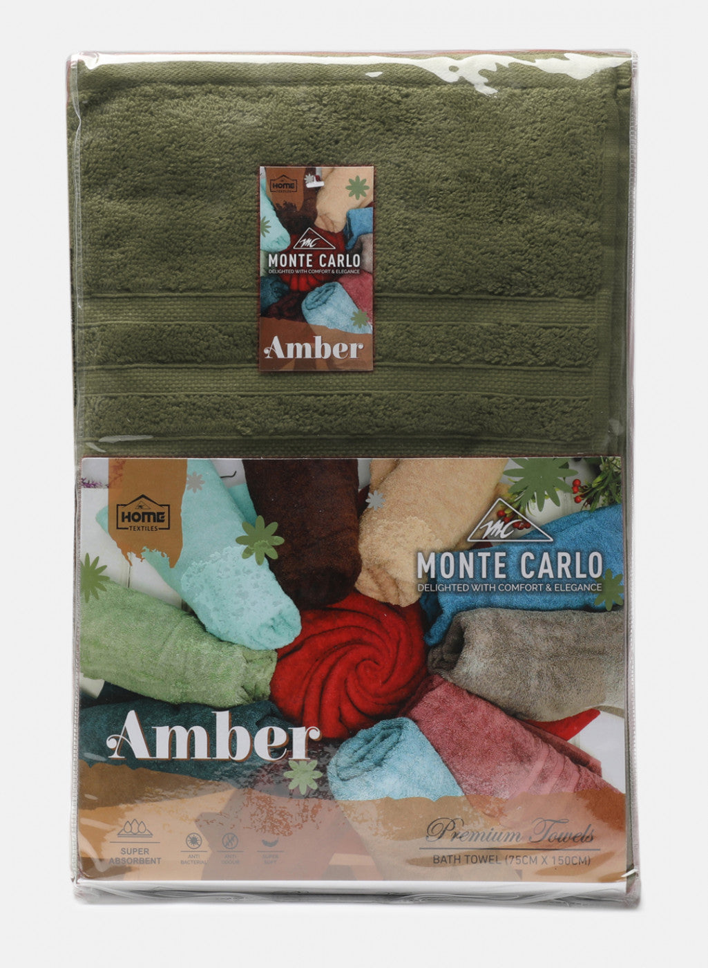 Olive Cotton 525 GSM Bath Towel