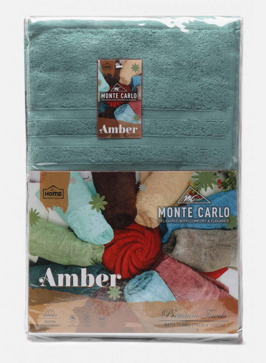 Blue Cotton 525 GSM Bath Towel