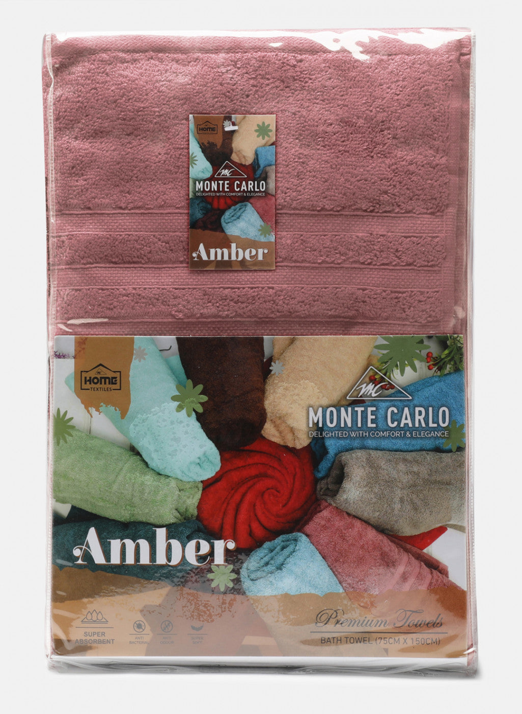 Peach Cotton 525 GSM Bath Towel