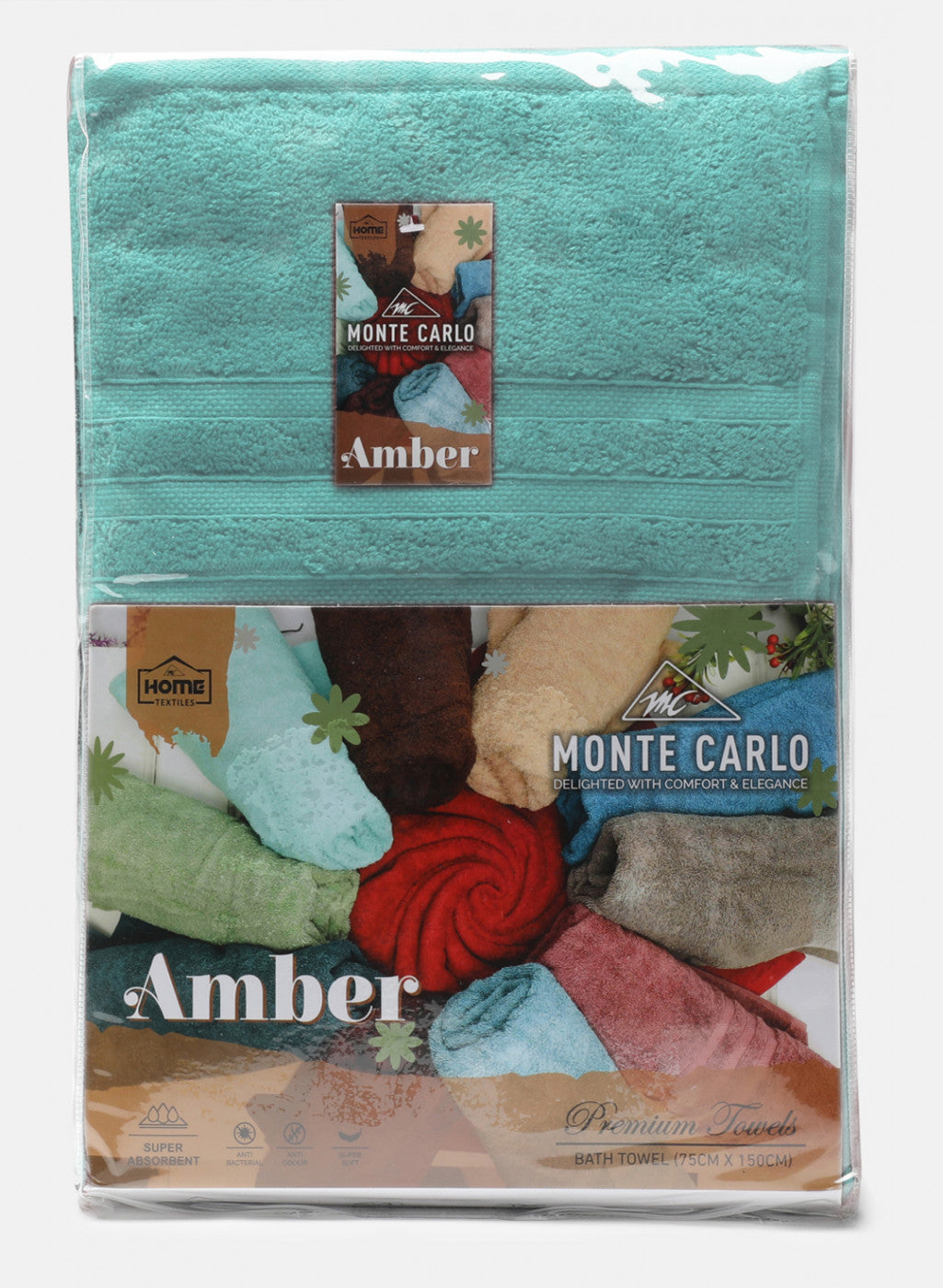 Blue Cotton 525 GSM Bath Towel