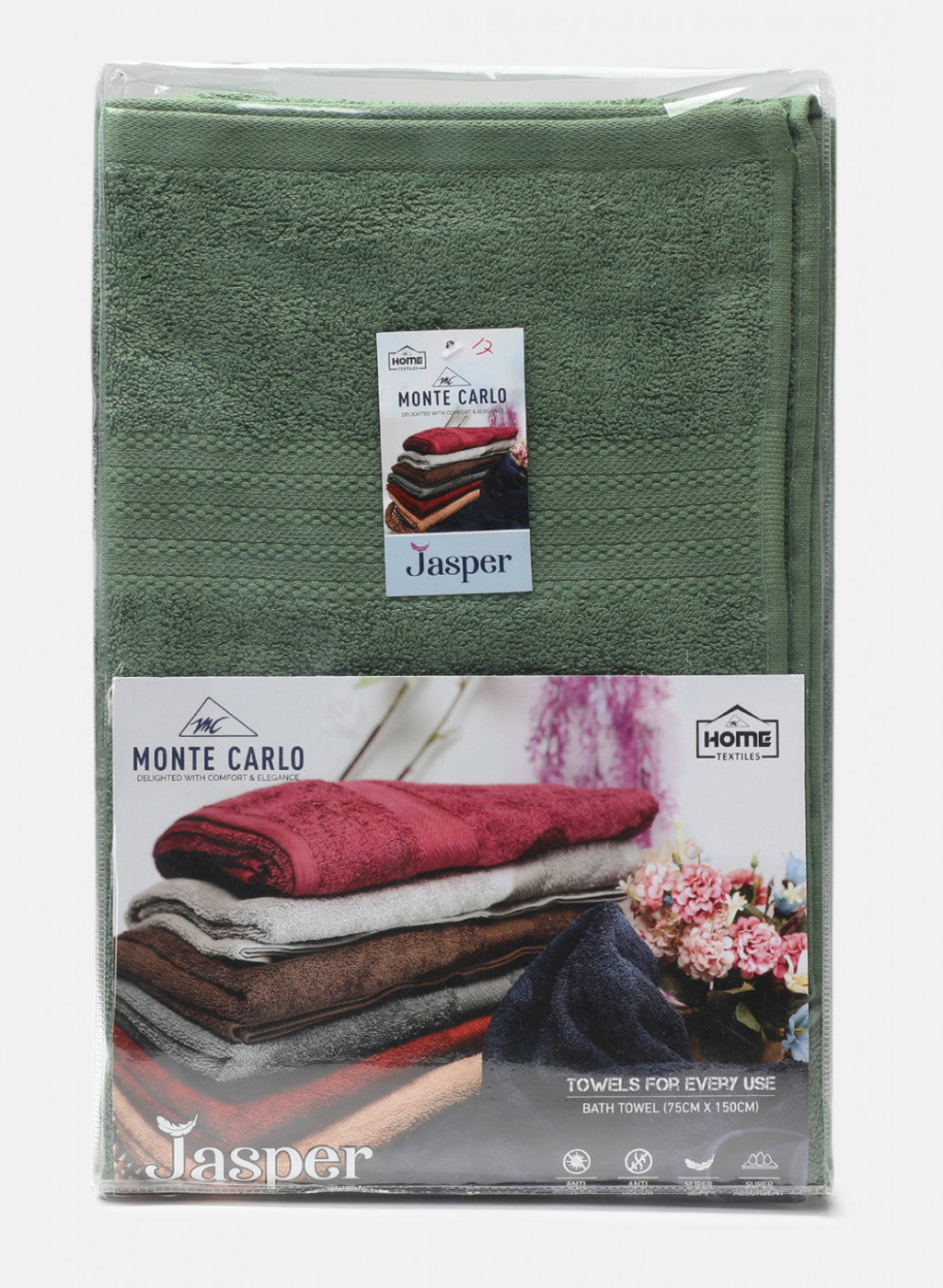Olive Cotton 400 GSM Bath Towel