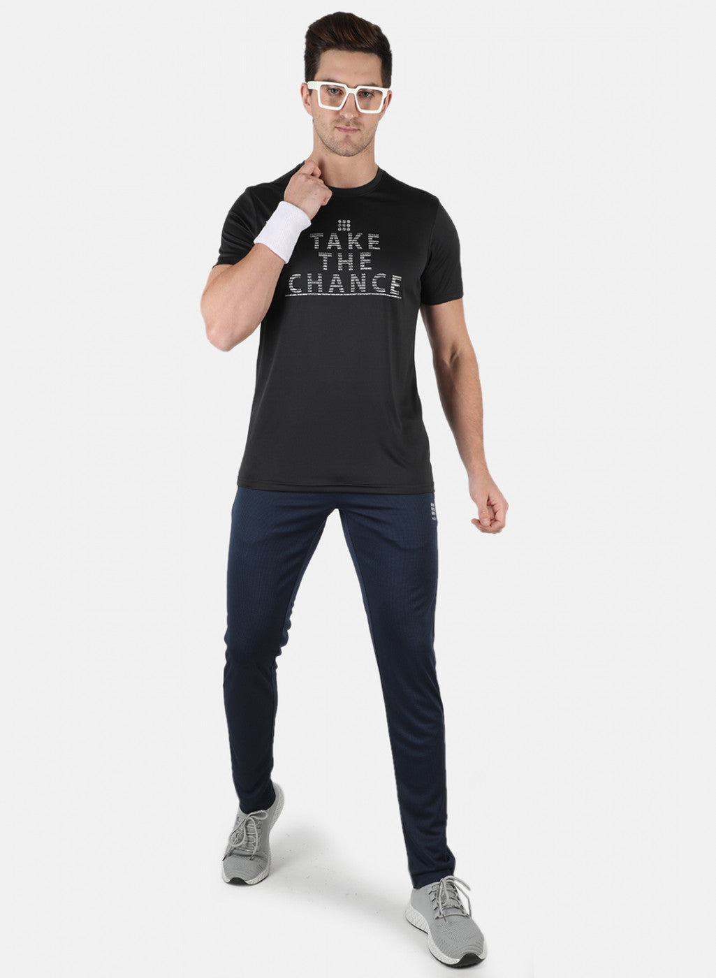 Rock.it Men Black Printed Round Neck T-Shirt