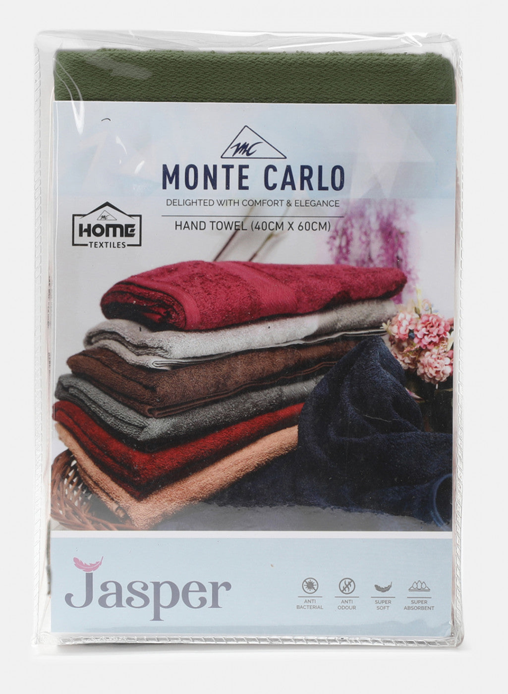 Olive Cotton 400 GSM Hand Towels (Pack of 2)