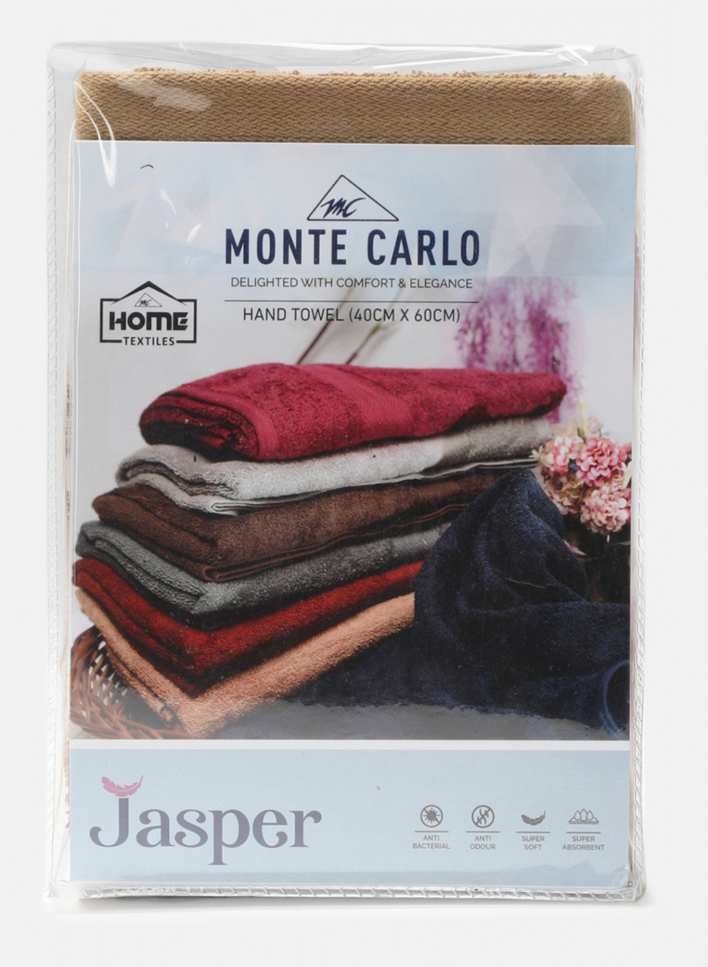 Brown Cotton 400 GSM Hand Towels (Pack of 2)