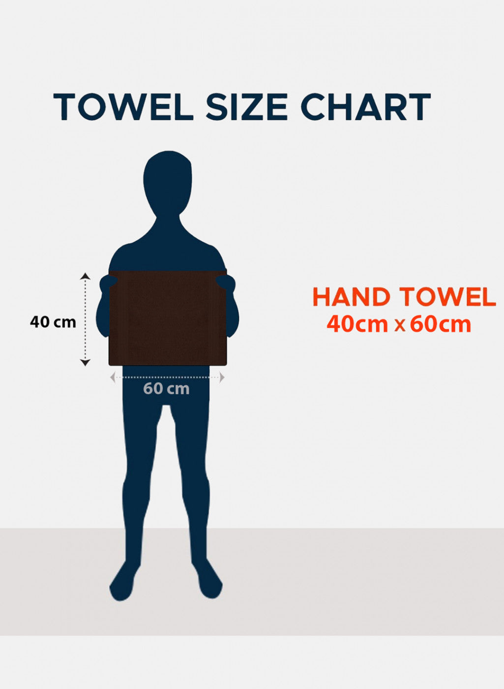 Brown Cotton 400 GSM Hand Towels (Pack of 2)