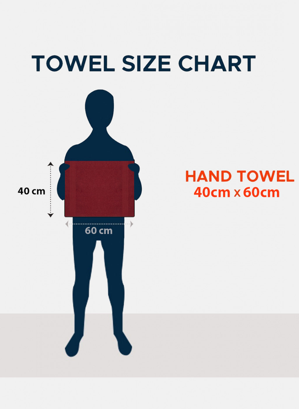 Maroon Cotton 400 GSM Hand Towels (Pack of 2)