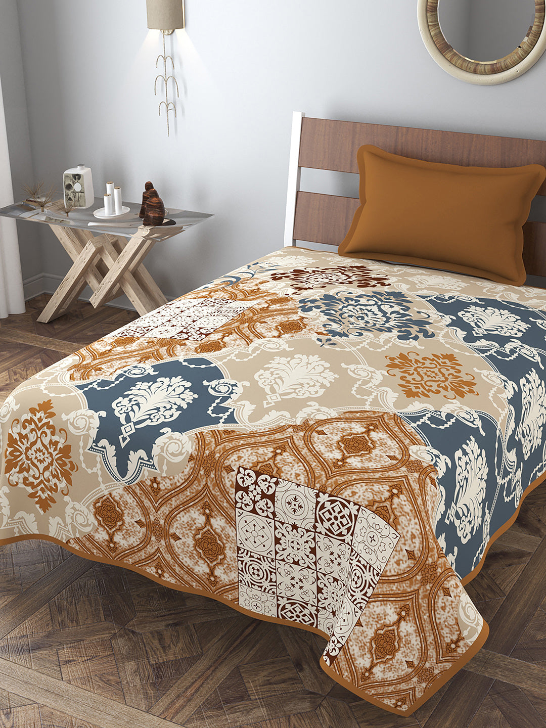 Monte Carlo Printed Single Bed 2 Ply Mink Blanket