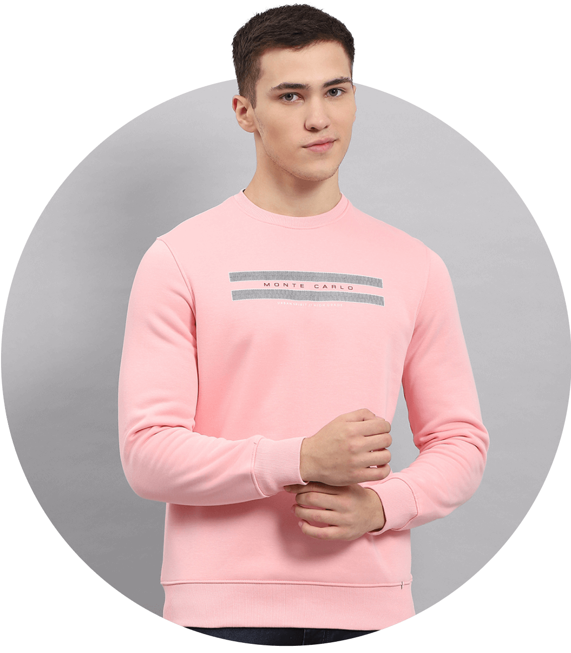 Round Neck Sweatshirt For Men