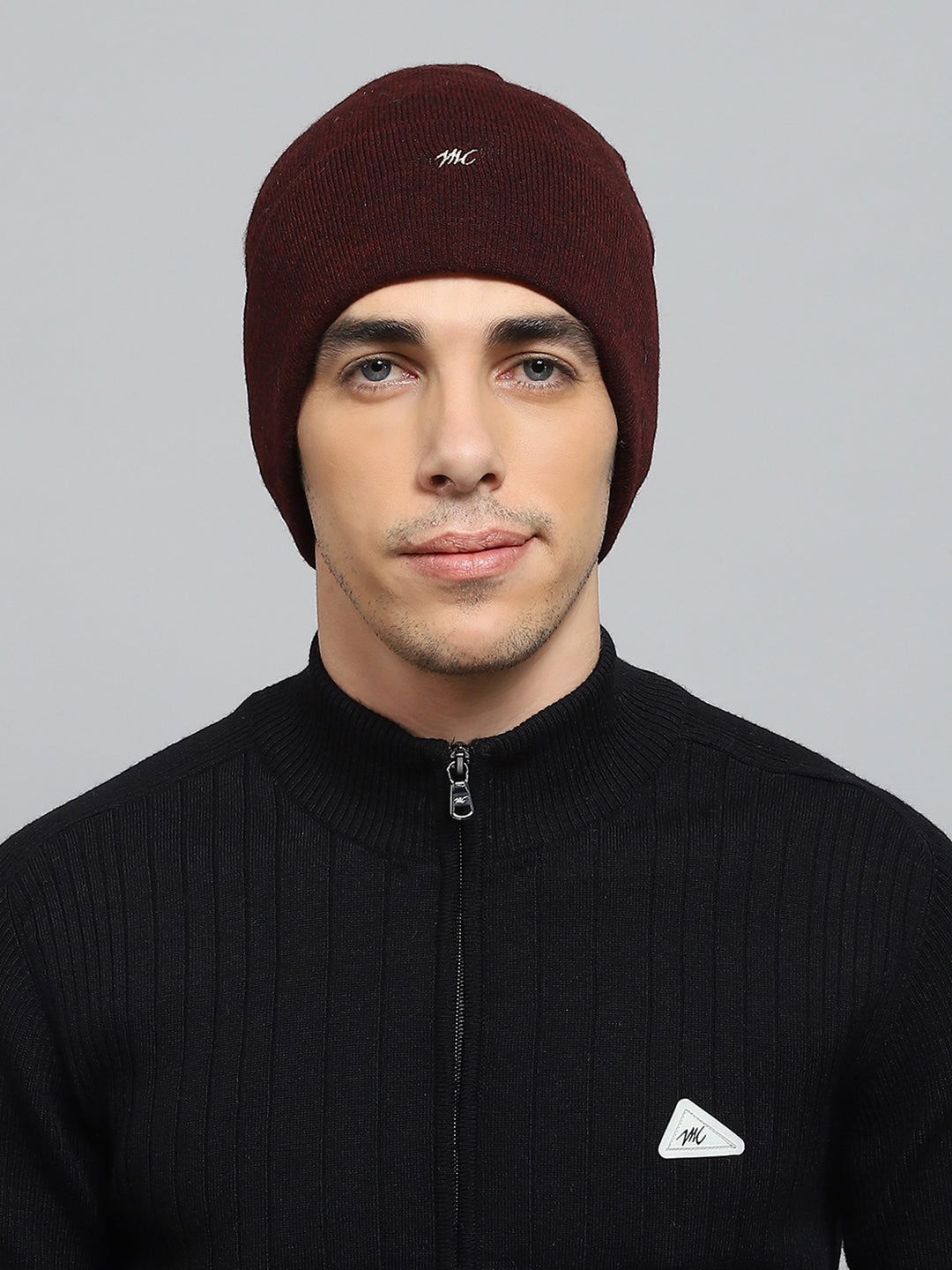Buy Men Maroon Self Design Cap Online in India - Monte Carlo
