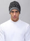 Men Grey Self Design Cap