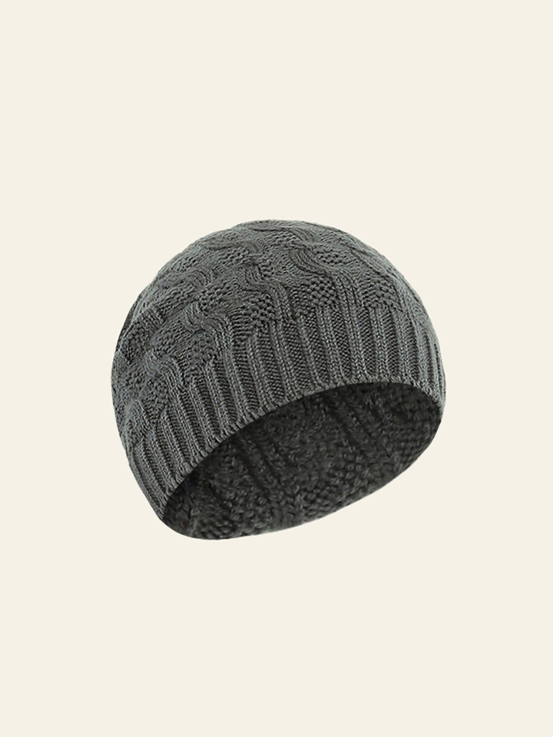 Men Grey Self Design Cap