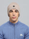 Men Beige Solid Cap
