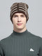 Men Brown Self Design Cap
