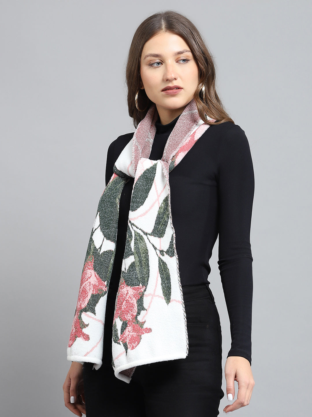 Women Multicolor Self Design Muffler