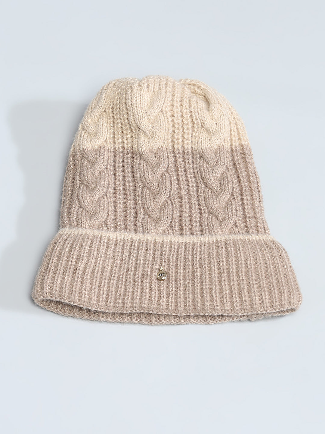 Kids Grey Self Design Cap