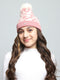 Kids Pink Self Design Cap