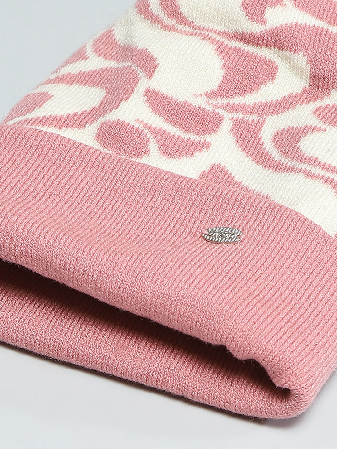 Kids Pink Self Design Cap