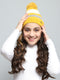 Kids Yellow Self Design Cap