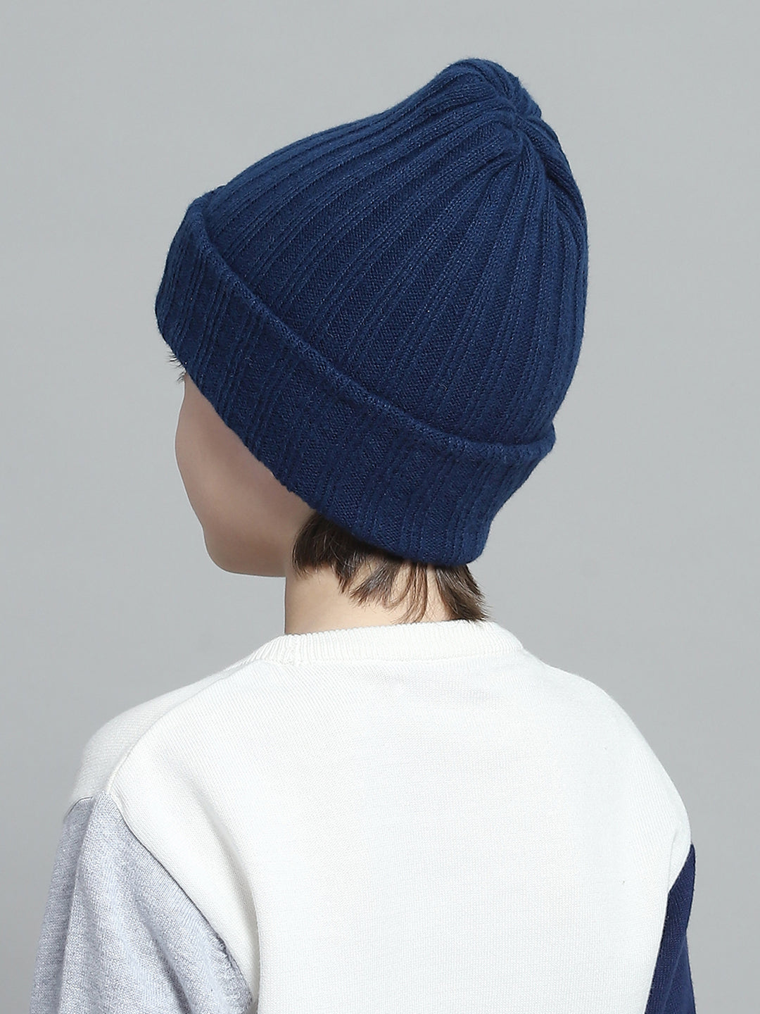 Kids Blue Self Design Cap