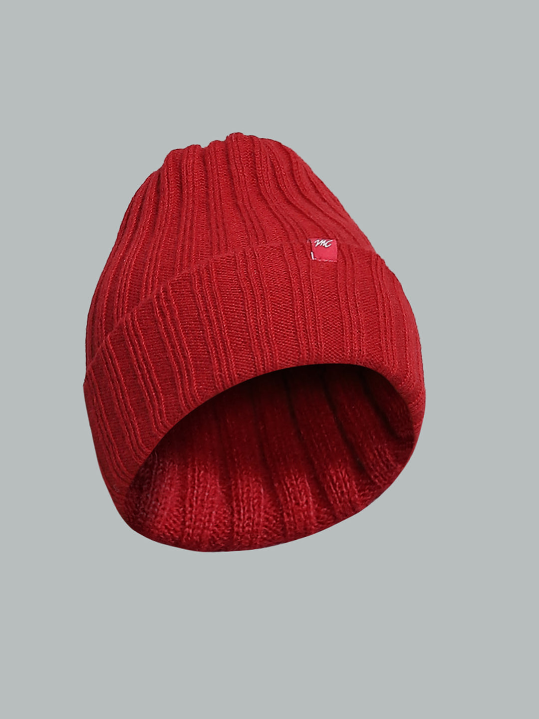Kids Maroon Self Design Cap