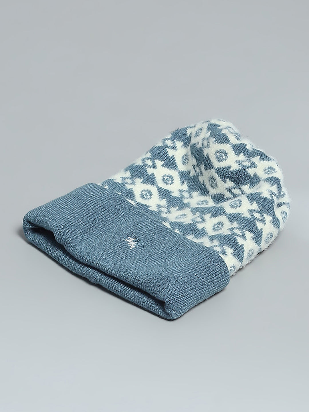 Kids Blue Self Design Cap